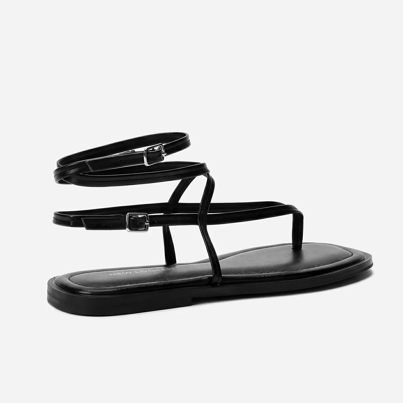 סנדל שטוח שחור 36