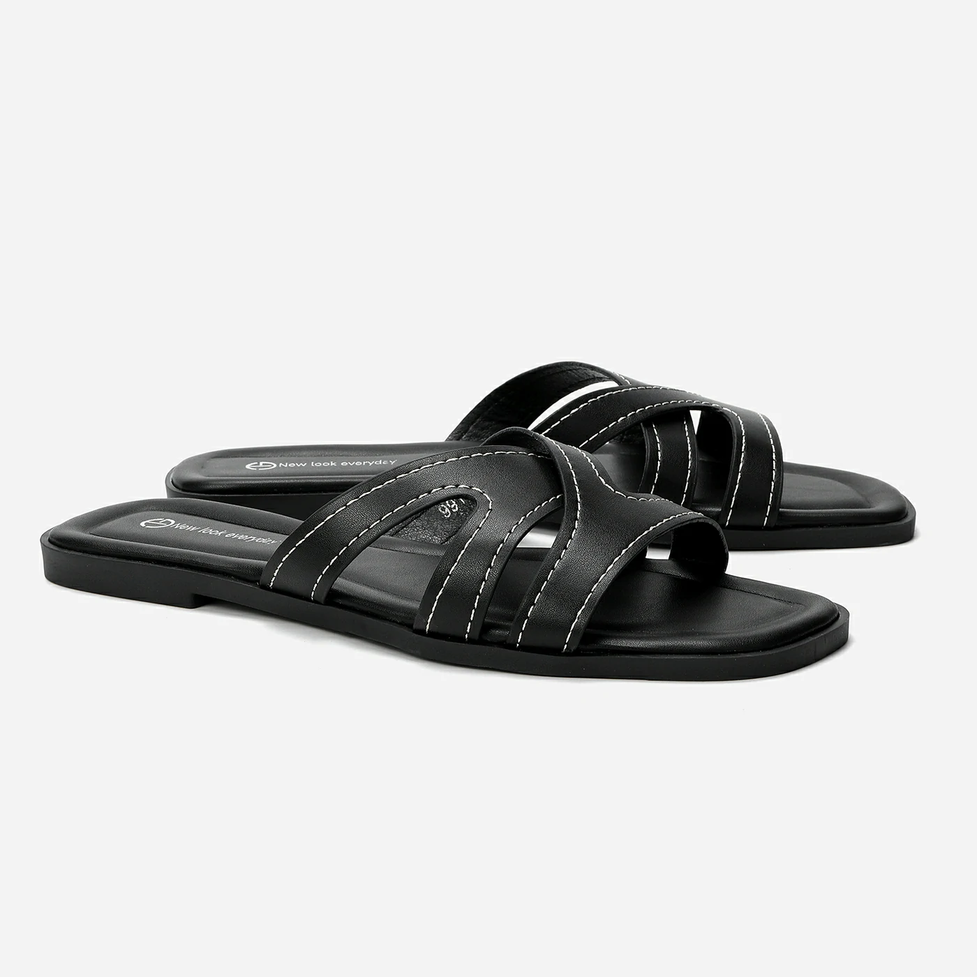 כפכף שטוח שחור 36