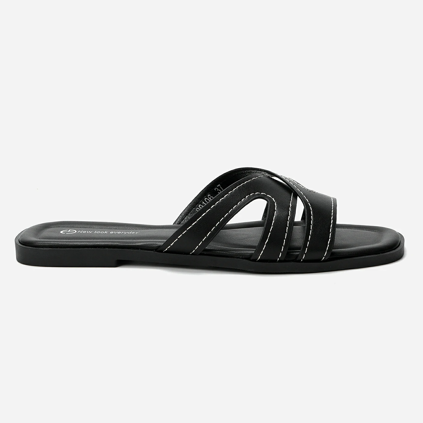 כפכף שטוח שחור 36