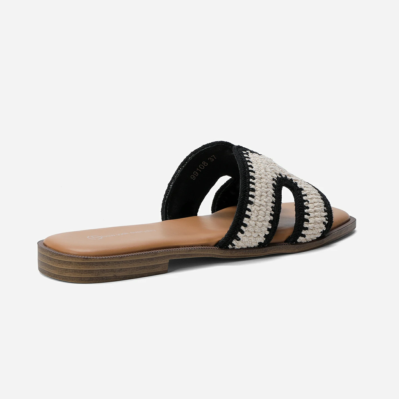 כפכף שטוח שחור 36