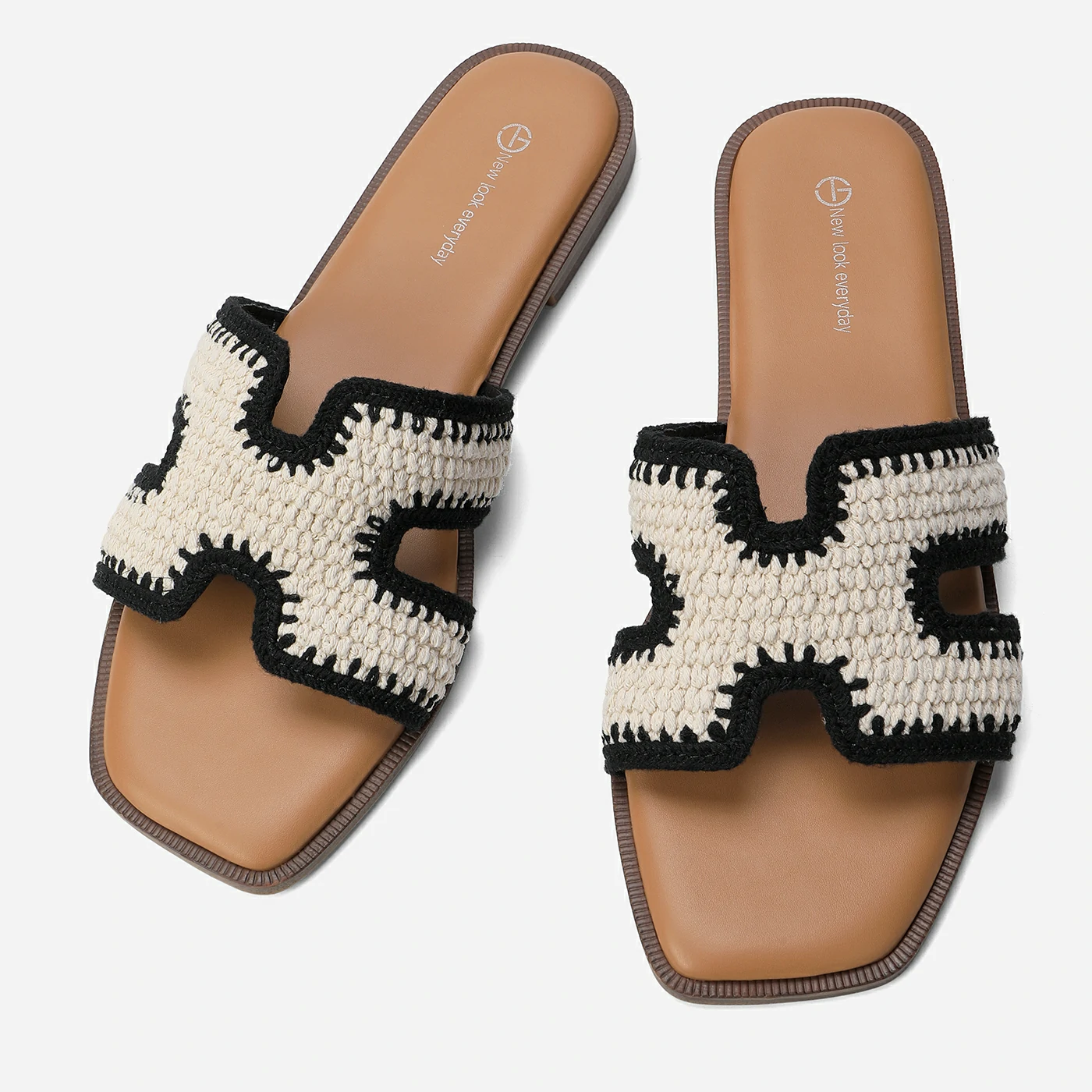 כפכף שטוח שחור 36