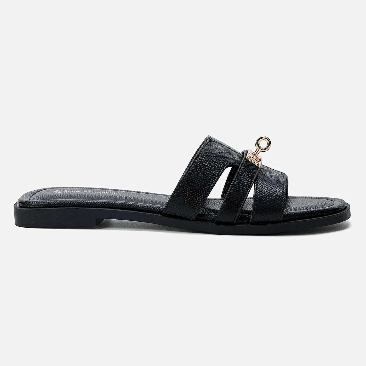 כפכף שטוח שחור 36