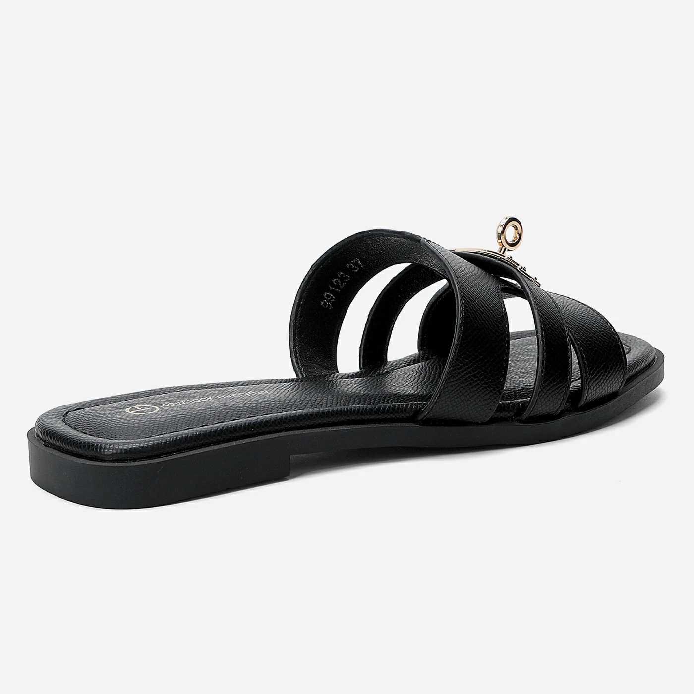 כפכף שטוח שחור 36