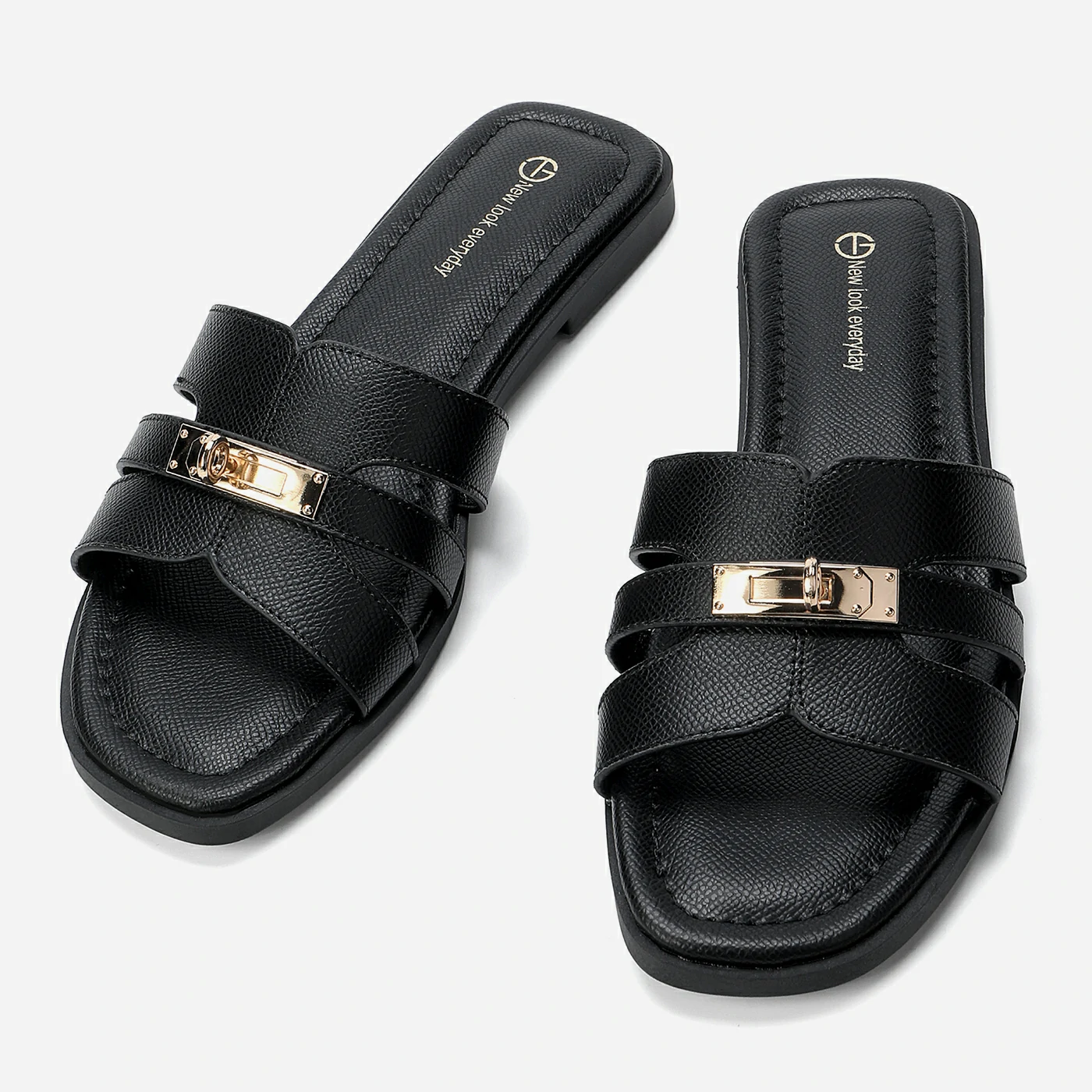 כפכף שטוח שחור 36