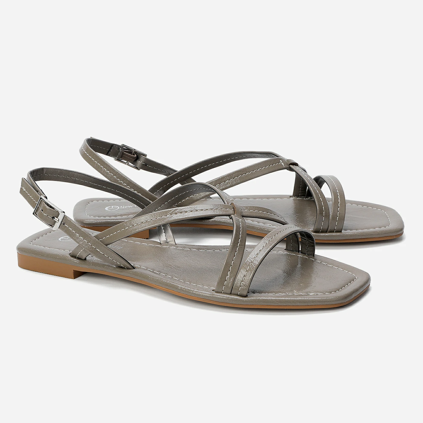 סנדל שטוח זית 36