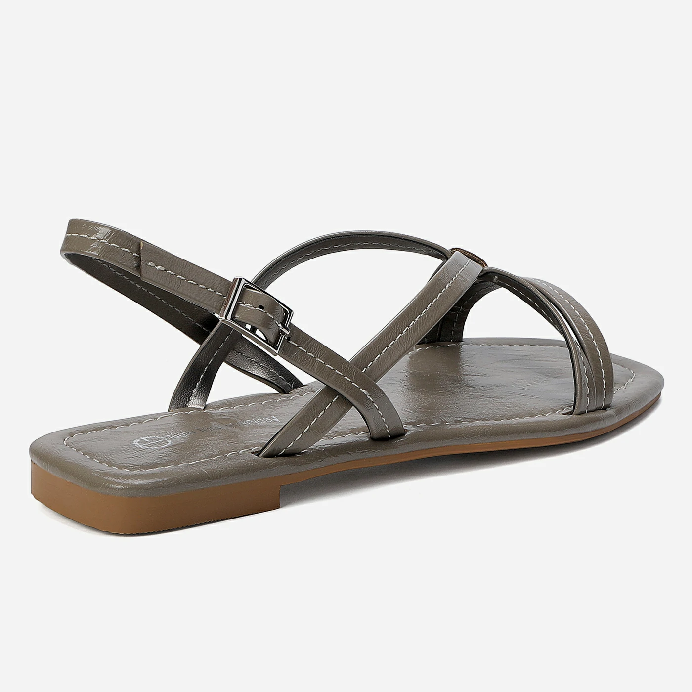 סנדל שטוח זית 36