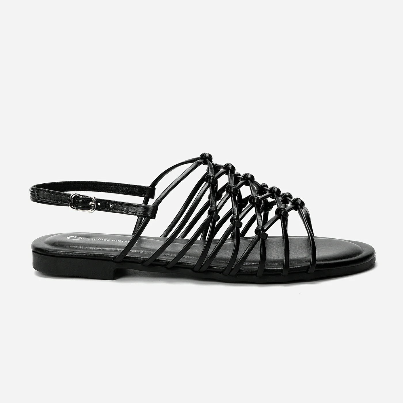 סנדל שטוח שחור 37