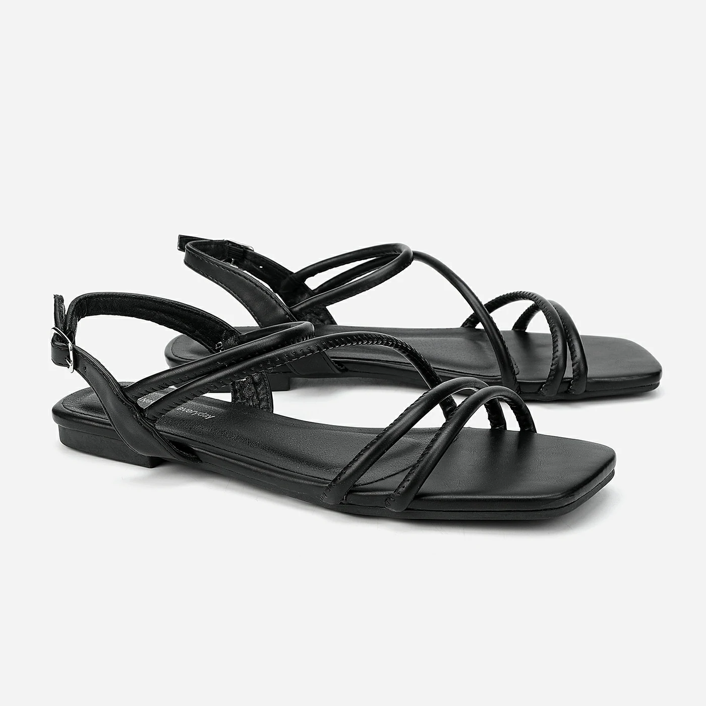 סנדל שטוח שחור 41