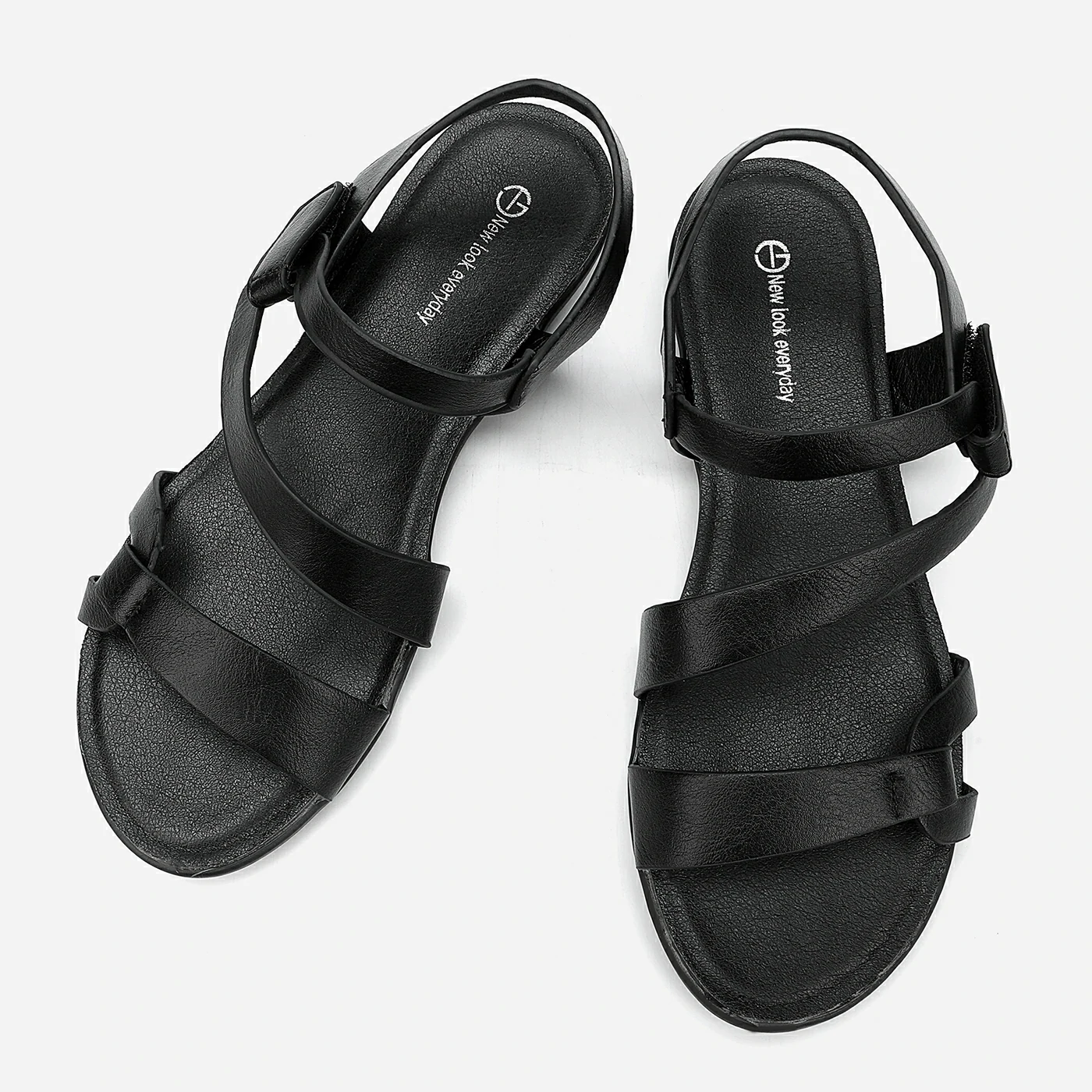 סנדל שטוח שחור 36