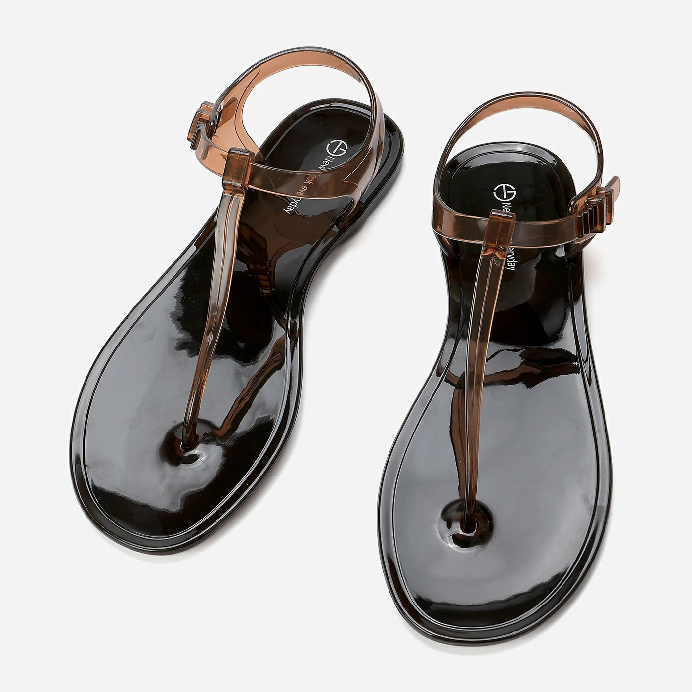 סנדל שטוח חום 40