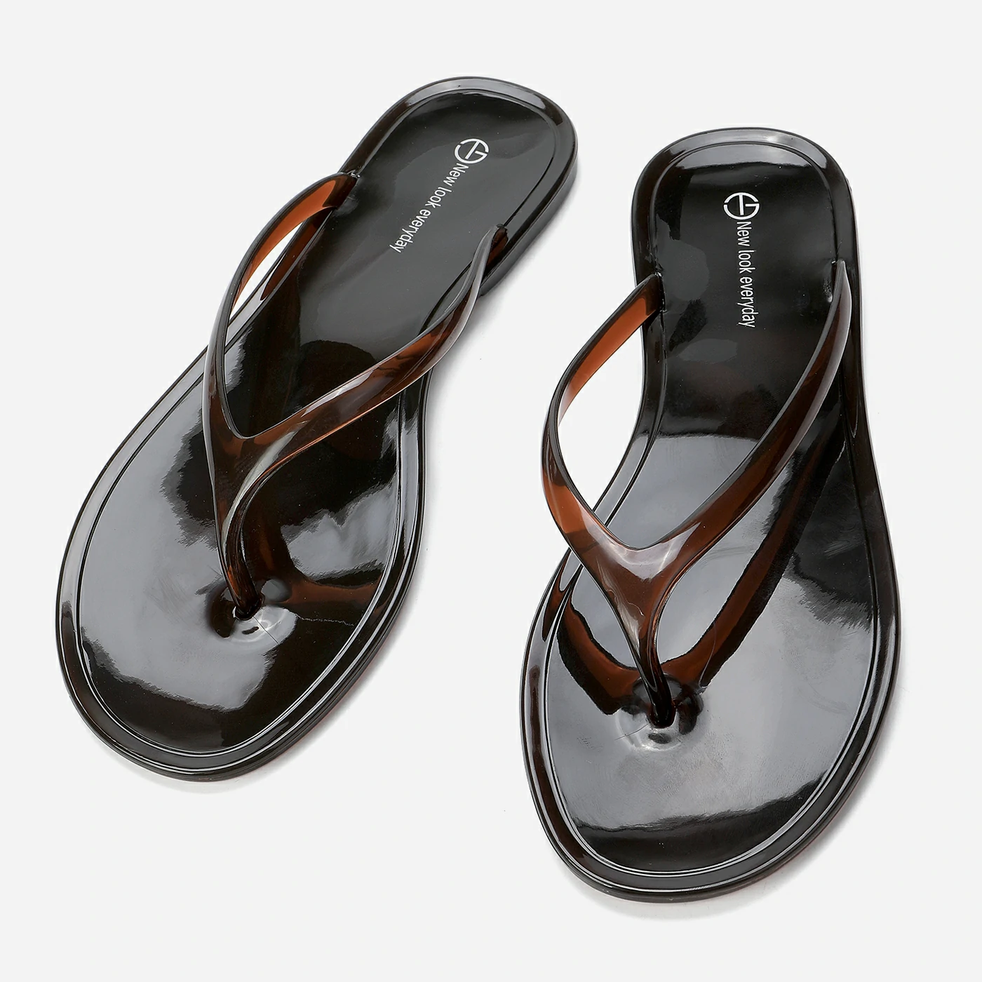 כפכף שטוח חום 36