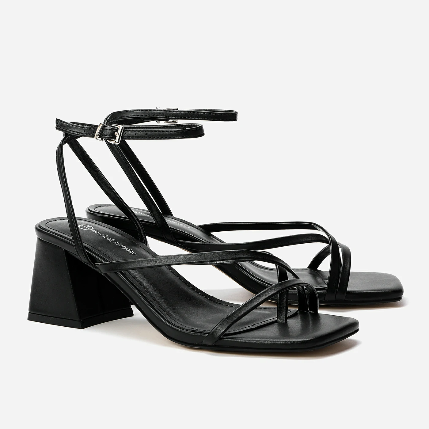 סנדל עקב שחור 36