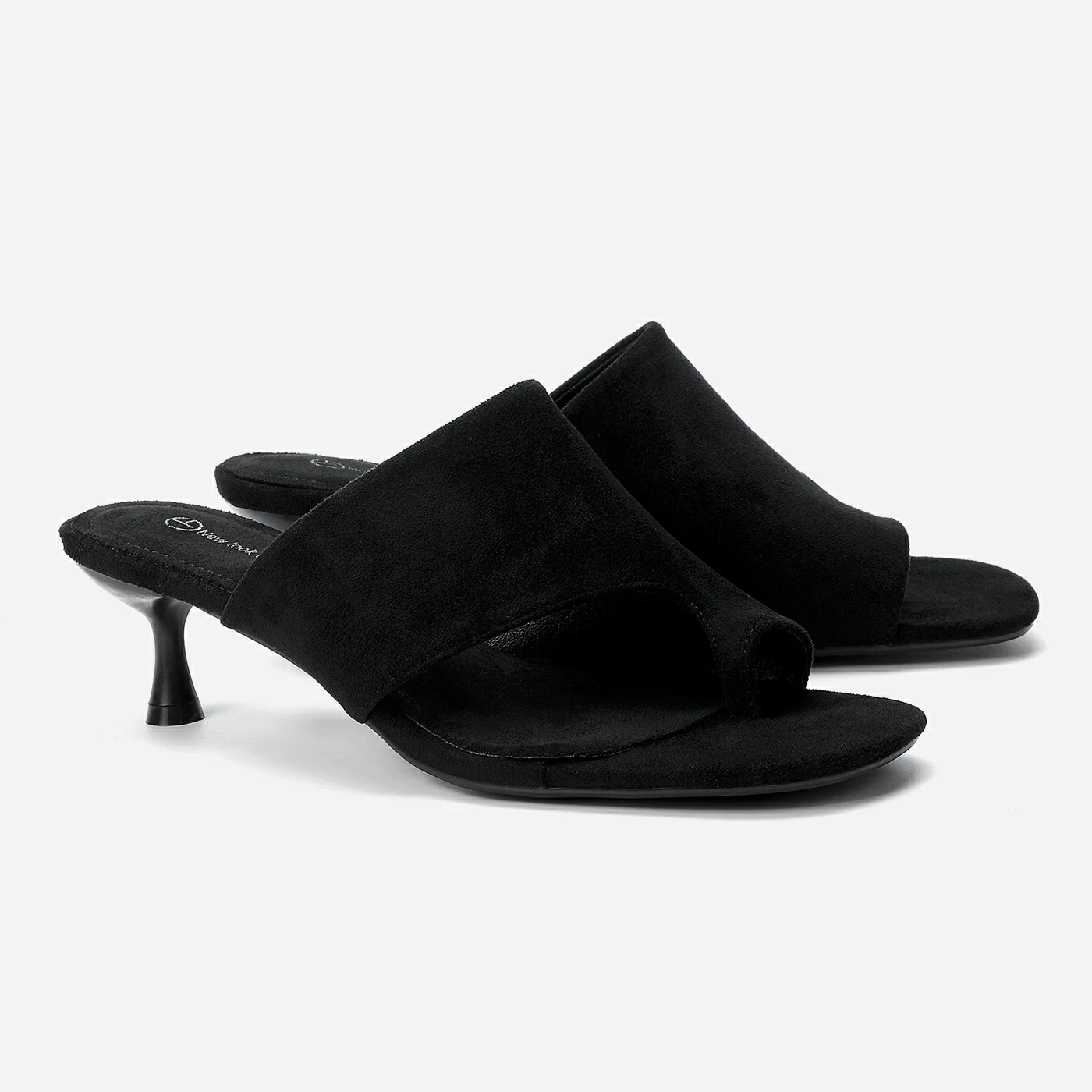 כפכף עקב שחור 37