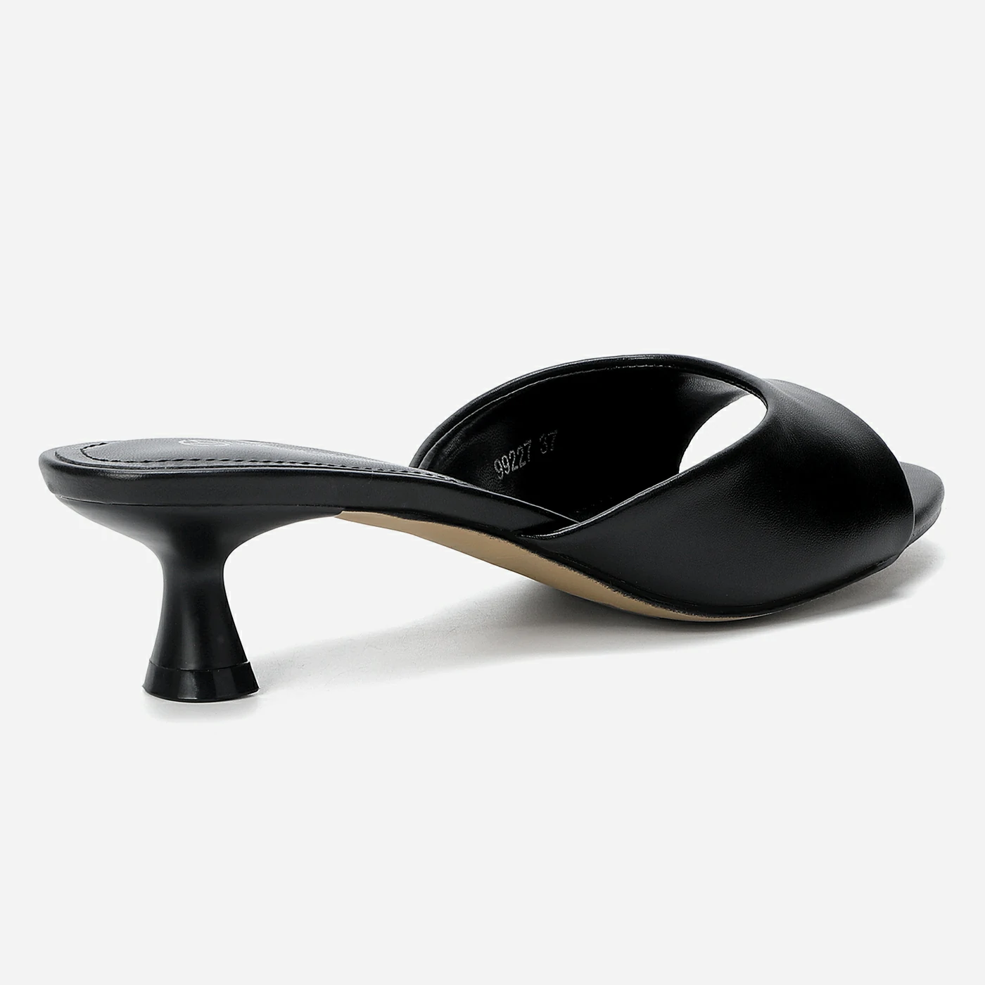 כפכף עקב שחור 38