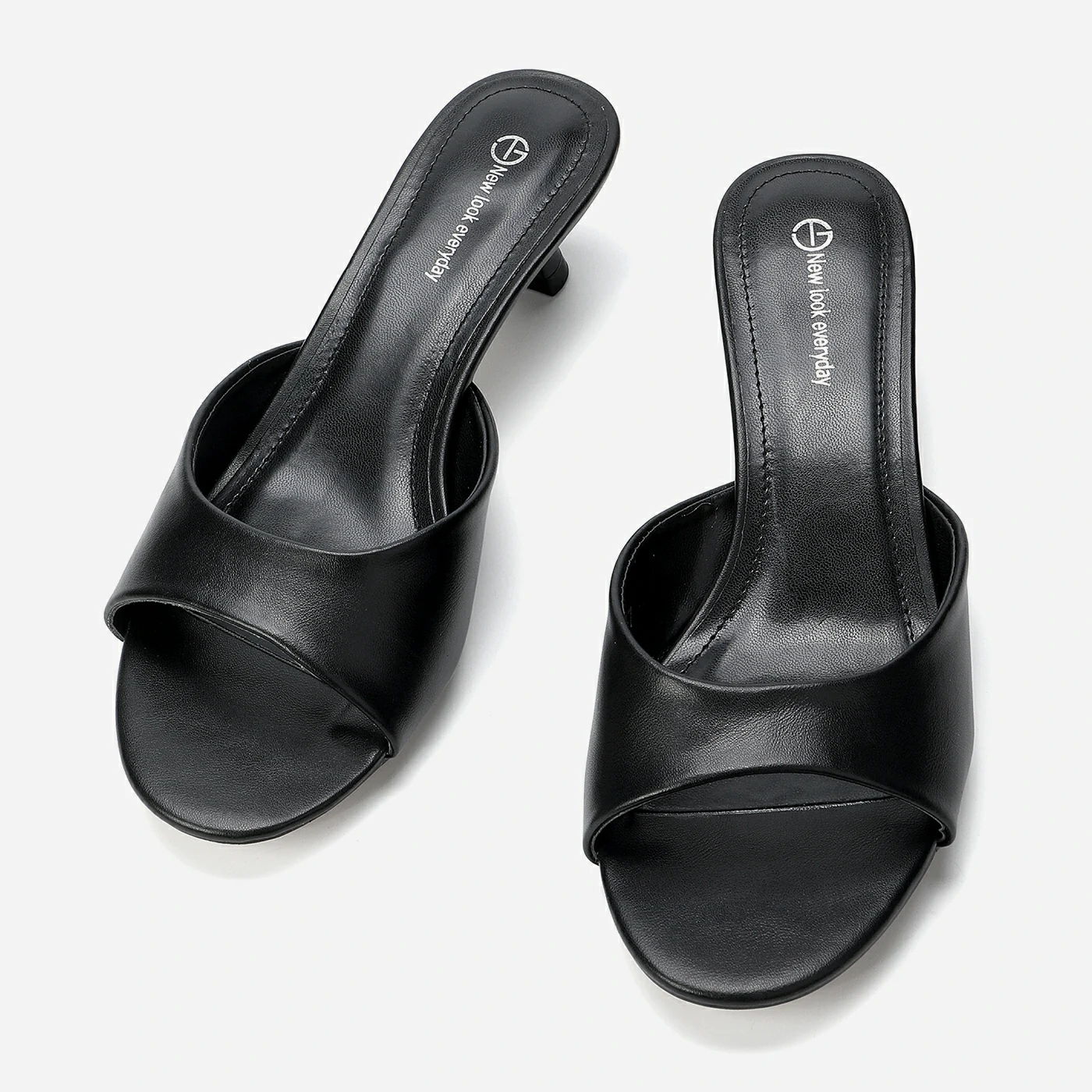 כפכף עקב שחור 38