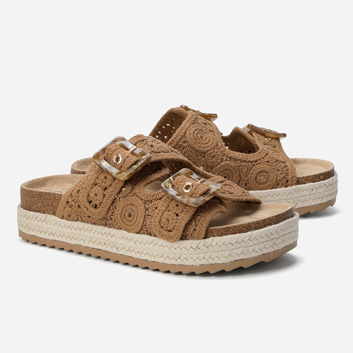 כפכף פלטפורמה כאמל 36