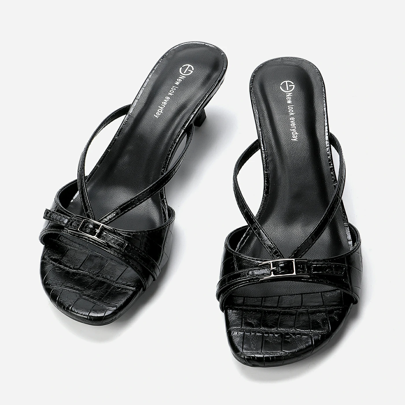 כפכף עקב שחור 36