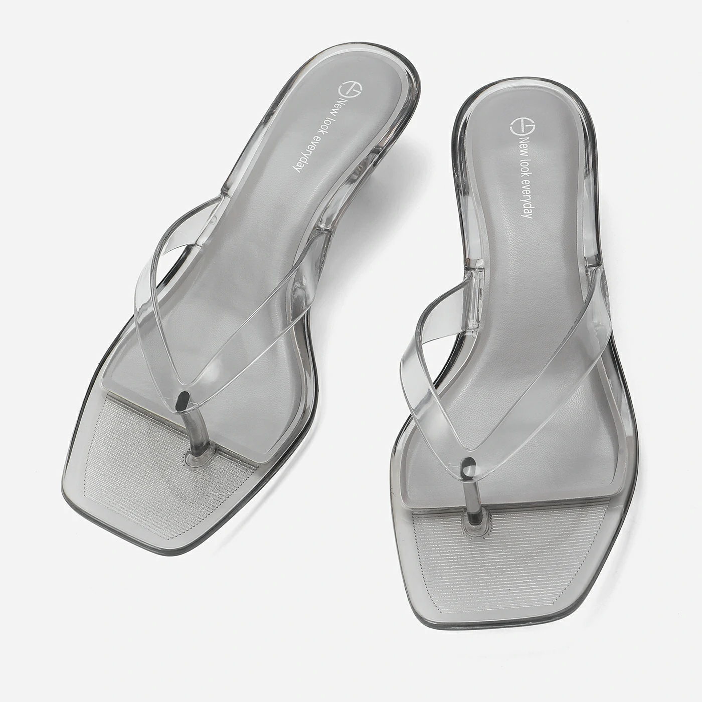 כפכף עקב אפור 36