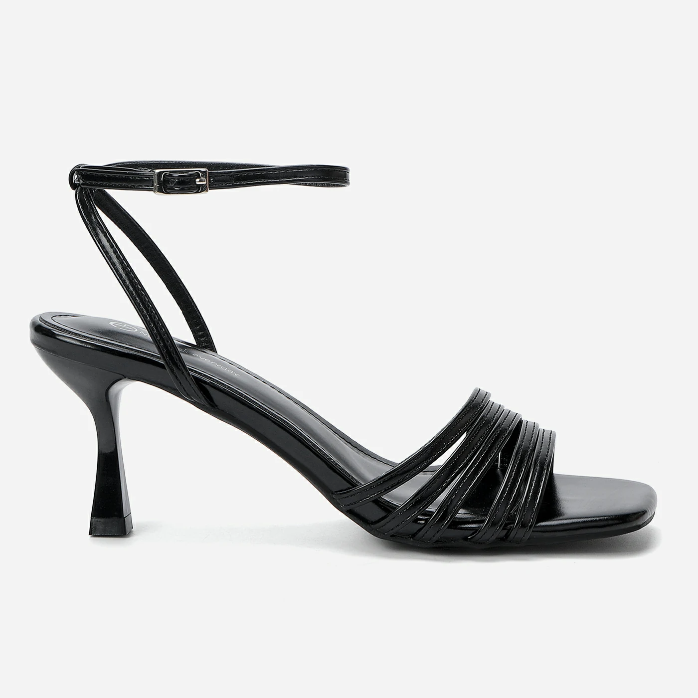 סנדל עקב שחור 36