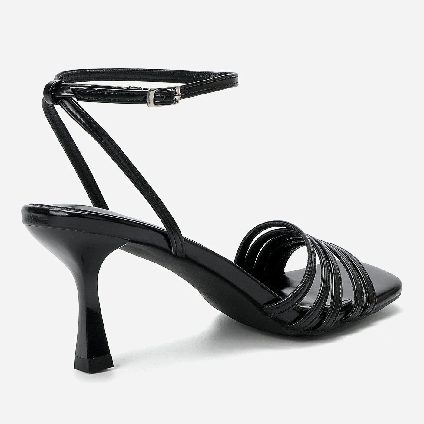 סנדל עקב שחור 36