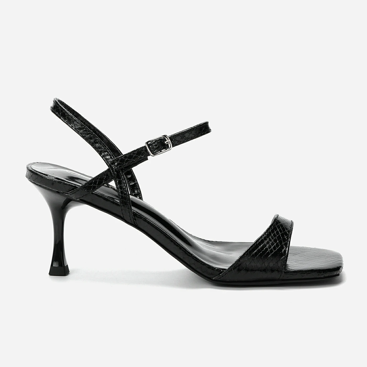 סנדל עקב שחור 38