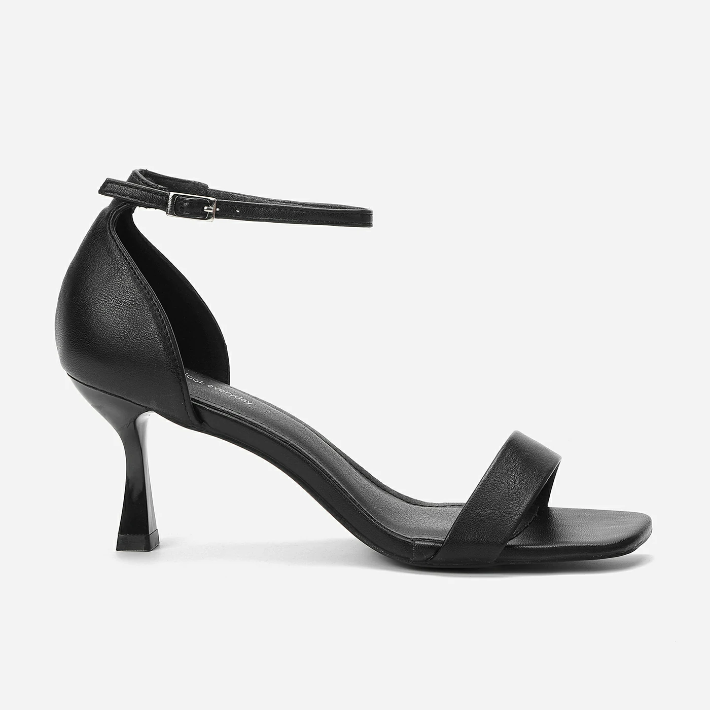 סנדל עקב שחור 39