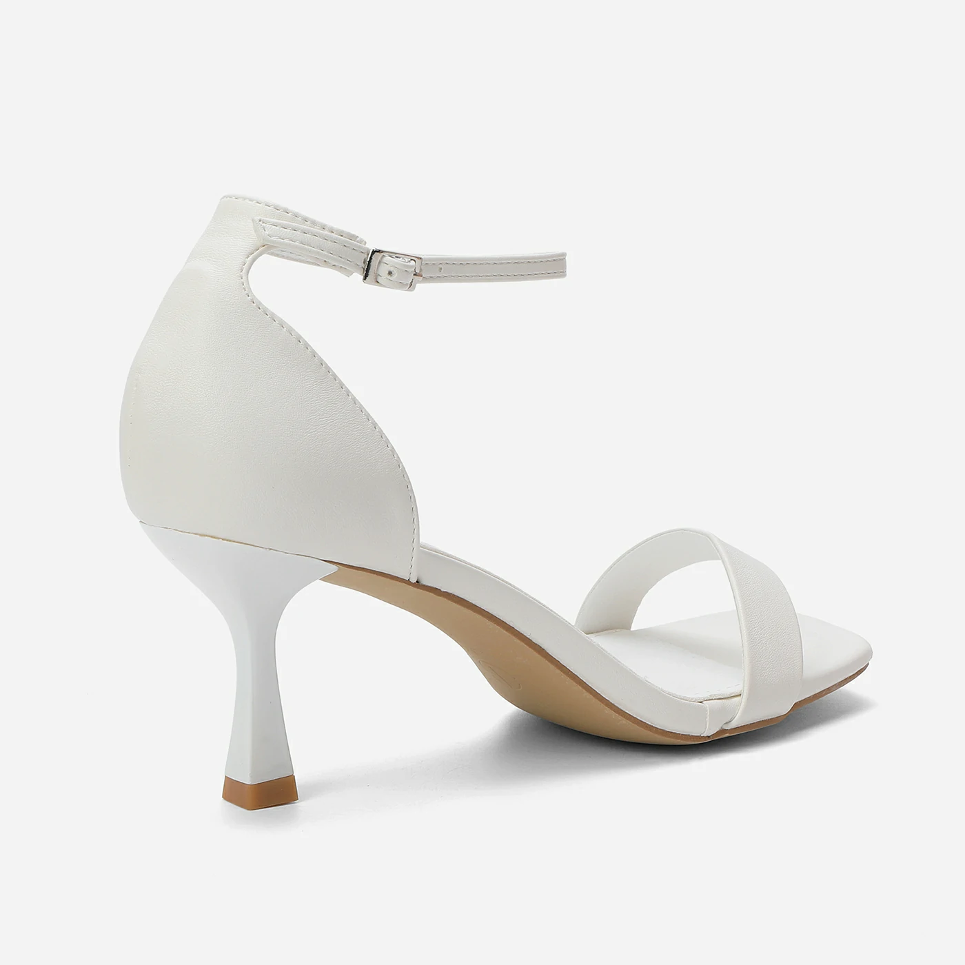 סנדל עקב לבן 39