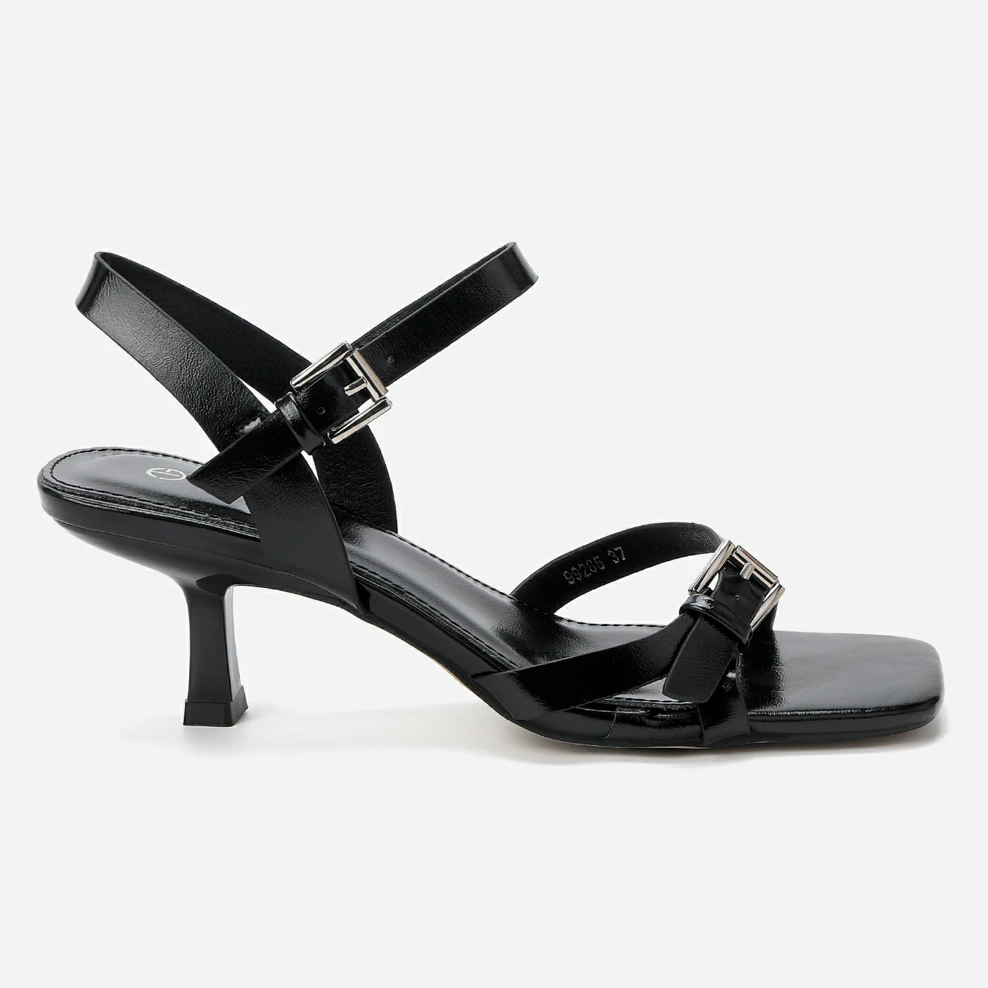 סנדל עקב שחור 41