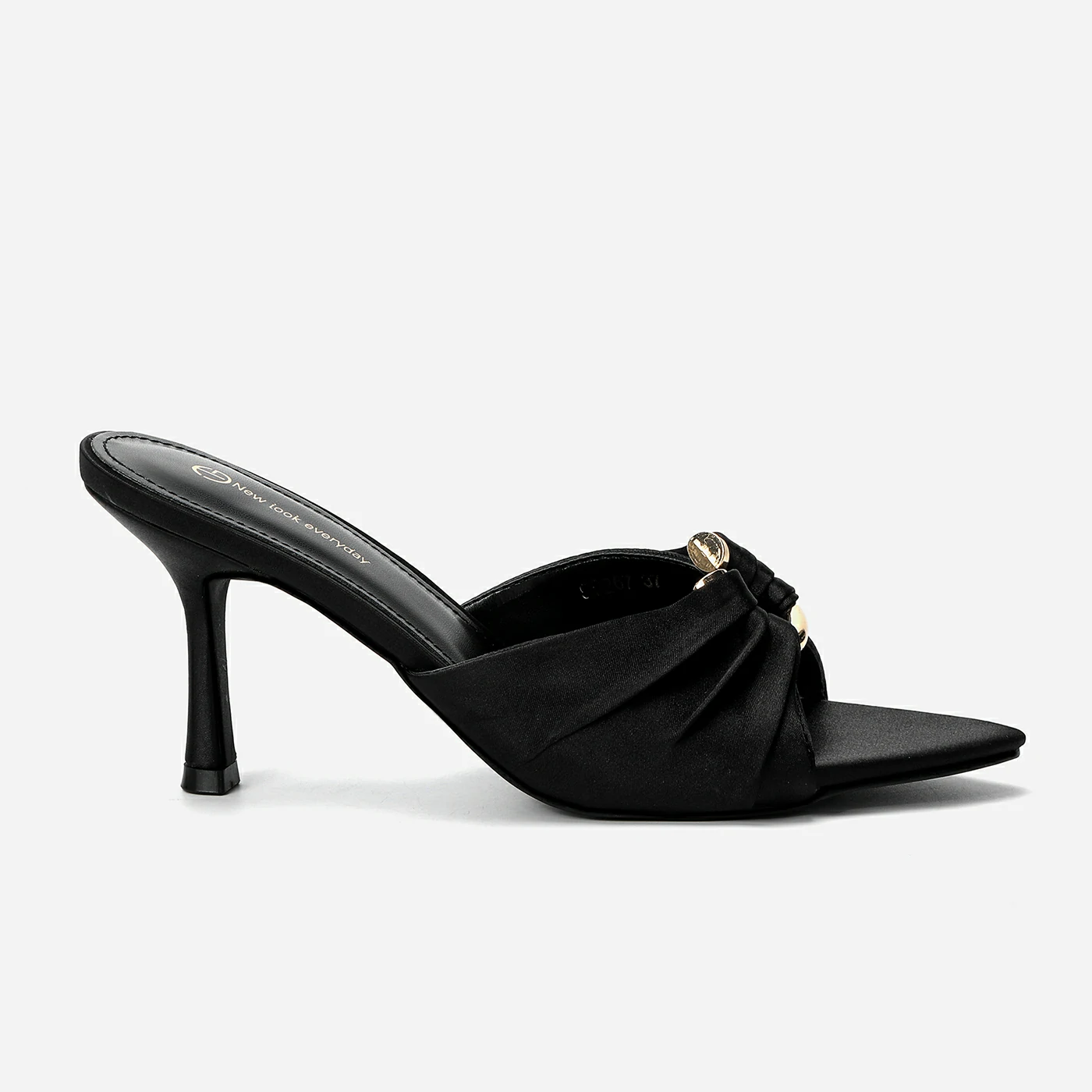 כפכף עקב שחור 37