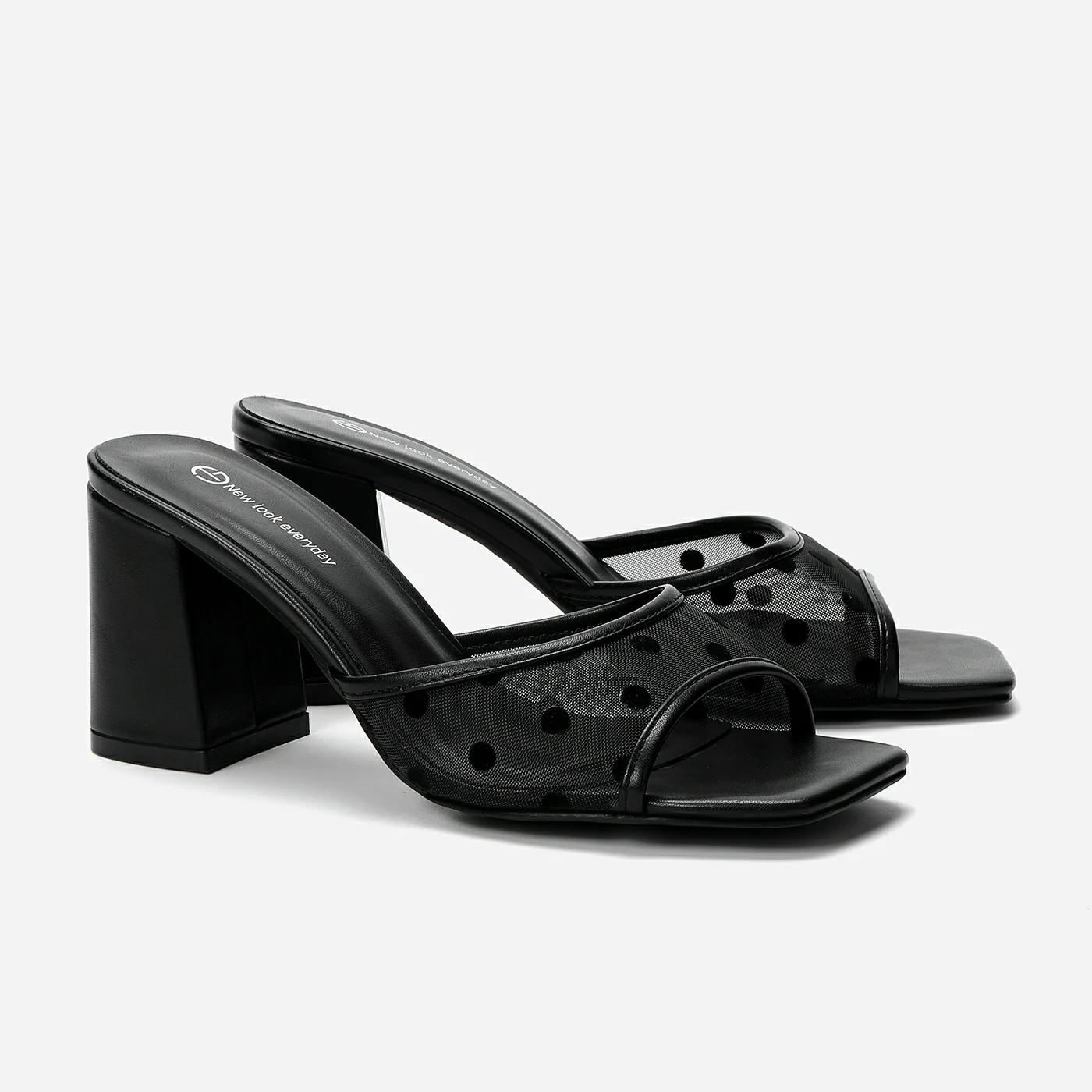 כפכף עקב שחור 39