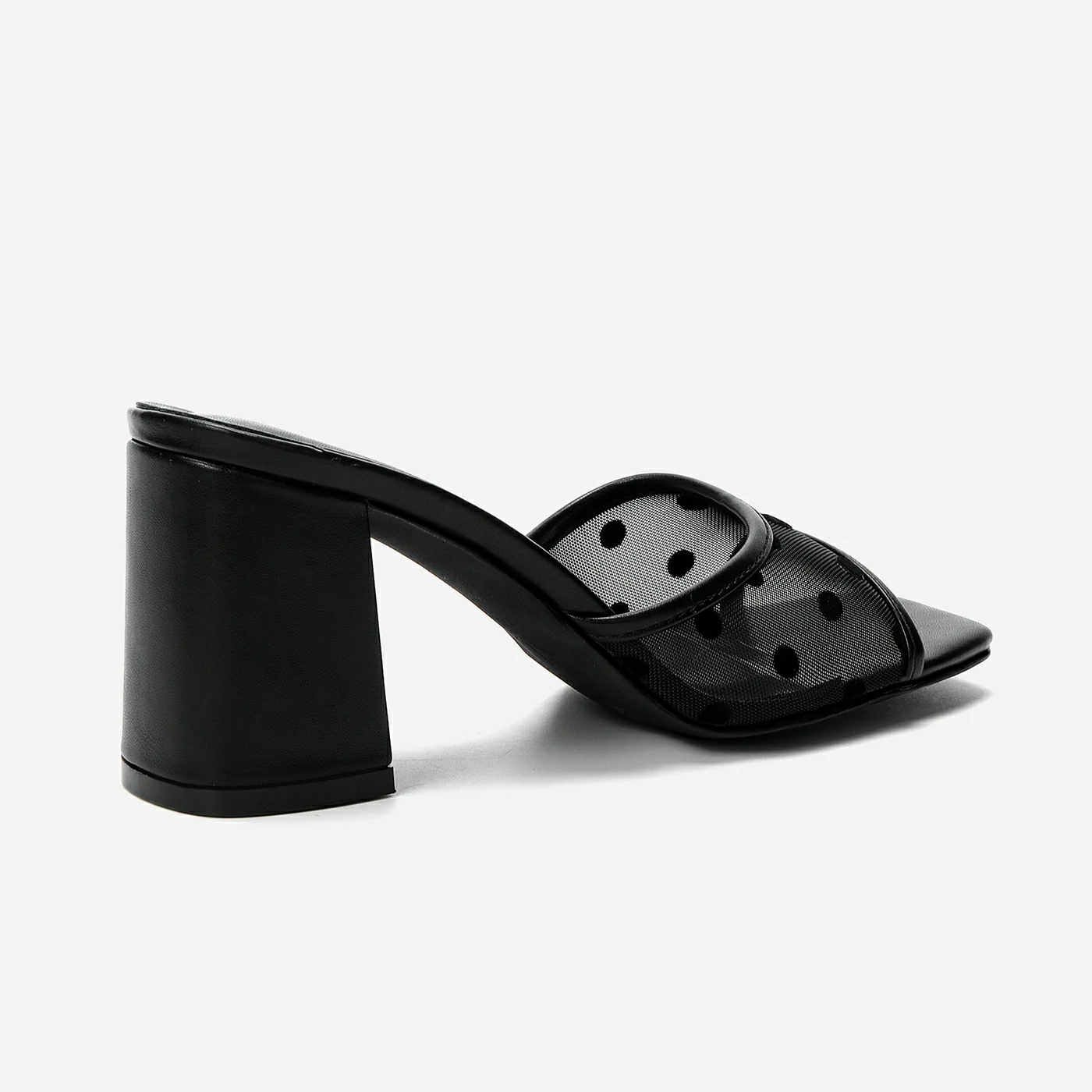 כפכף עקב שחור 39