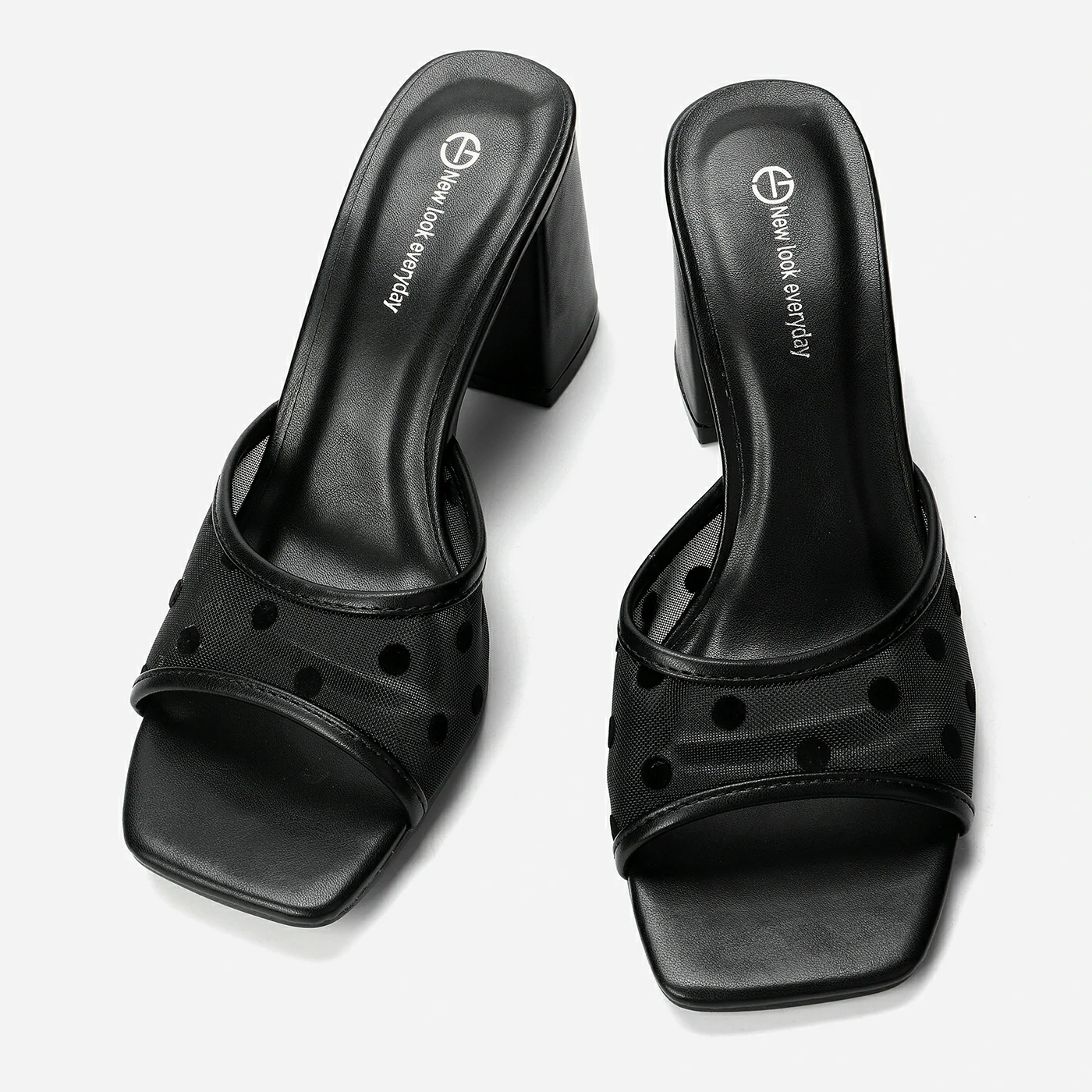 כפכף עקב שחור 39