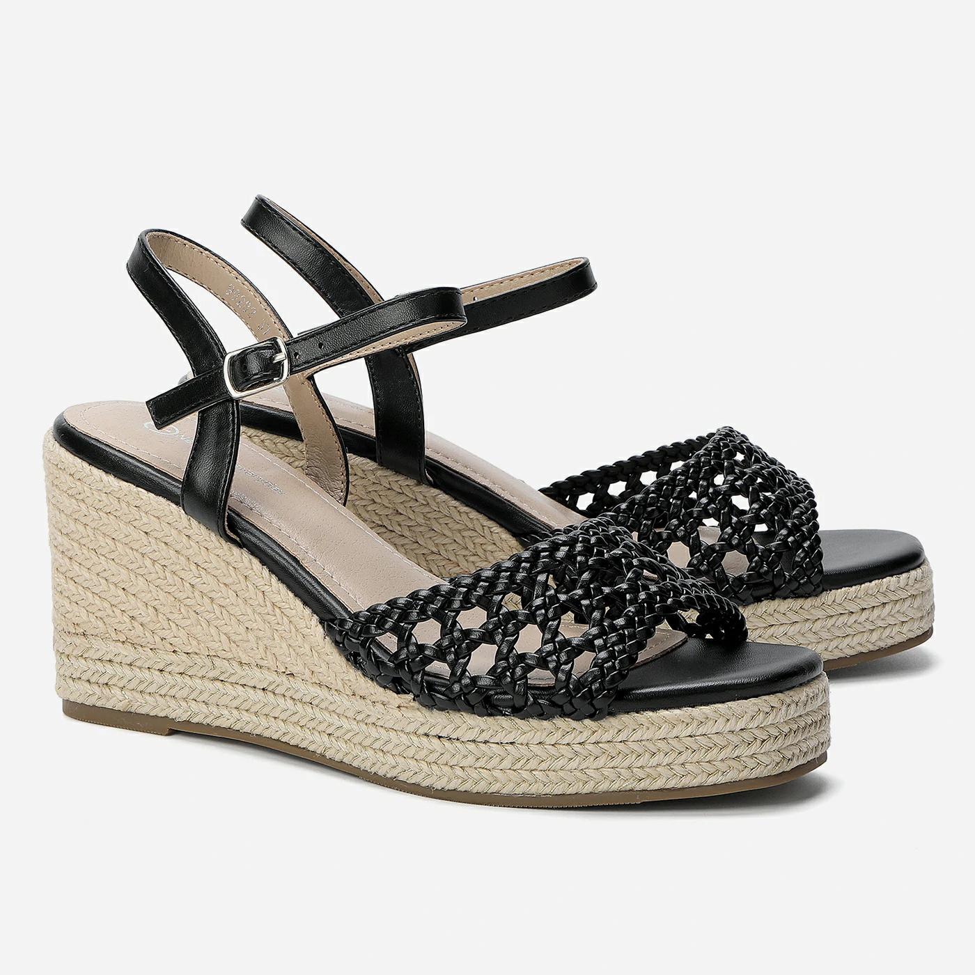 סנדל פלטפורמה שחור 37