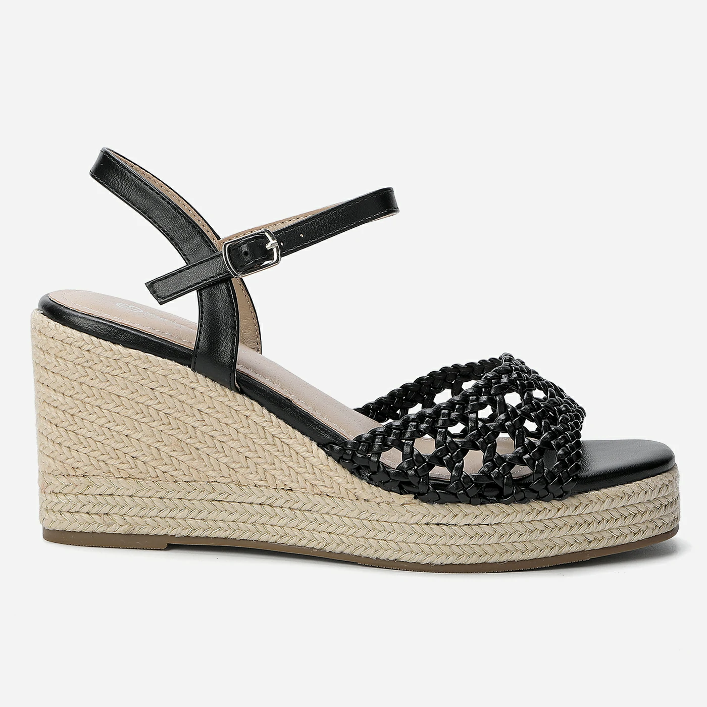 סנדל פלטפורמה שחור 37