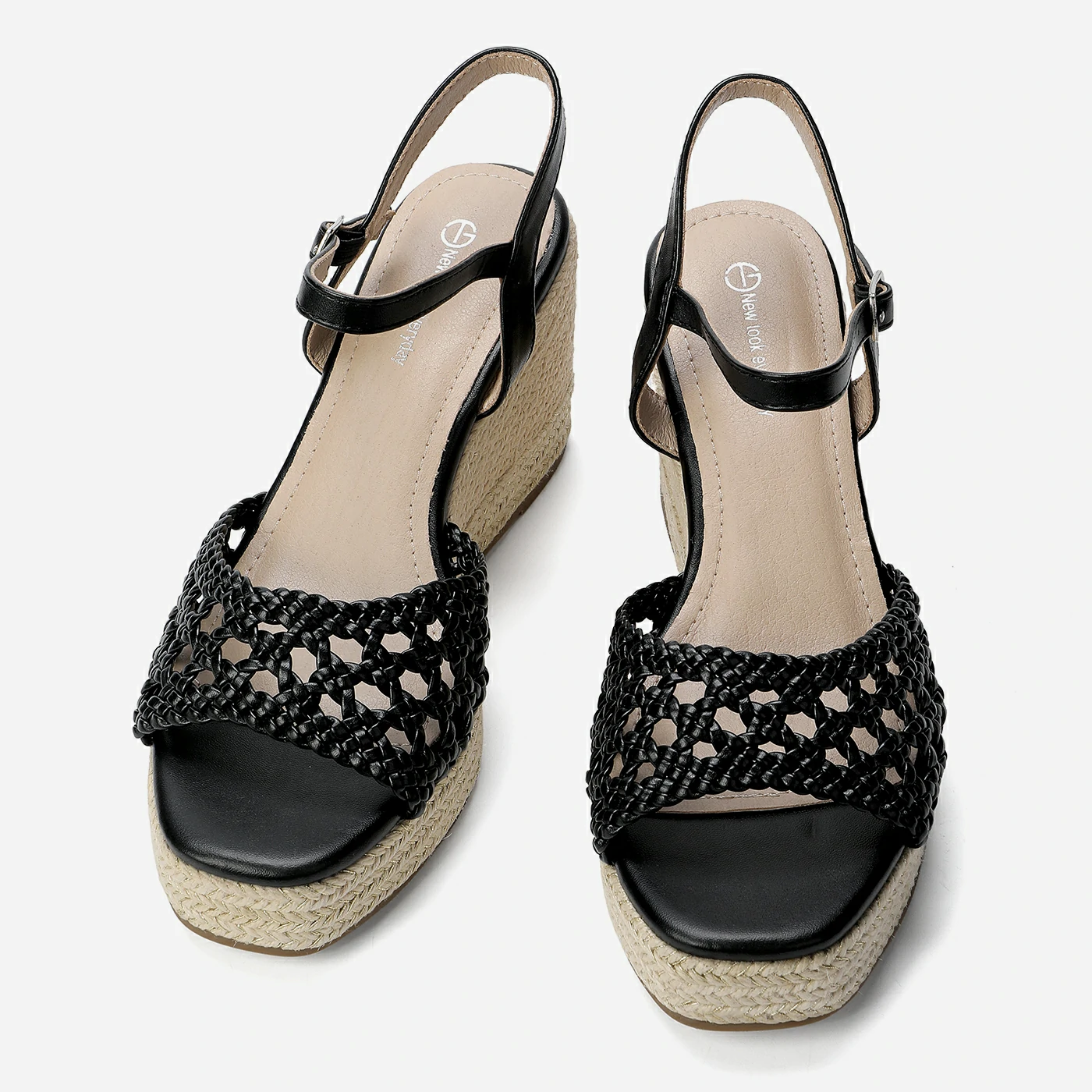 סנדל פלטפורמה שחור 37