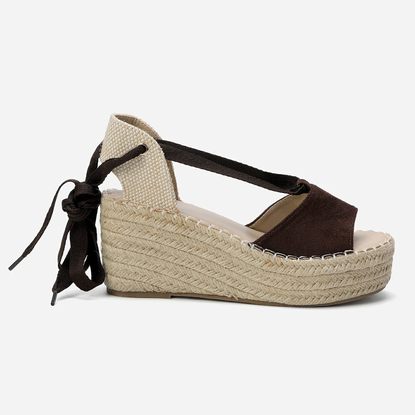 סנדל פלטפורמה חום 36