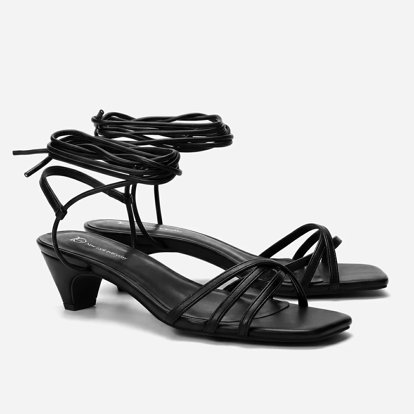 סנדל עקב שחור 37