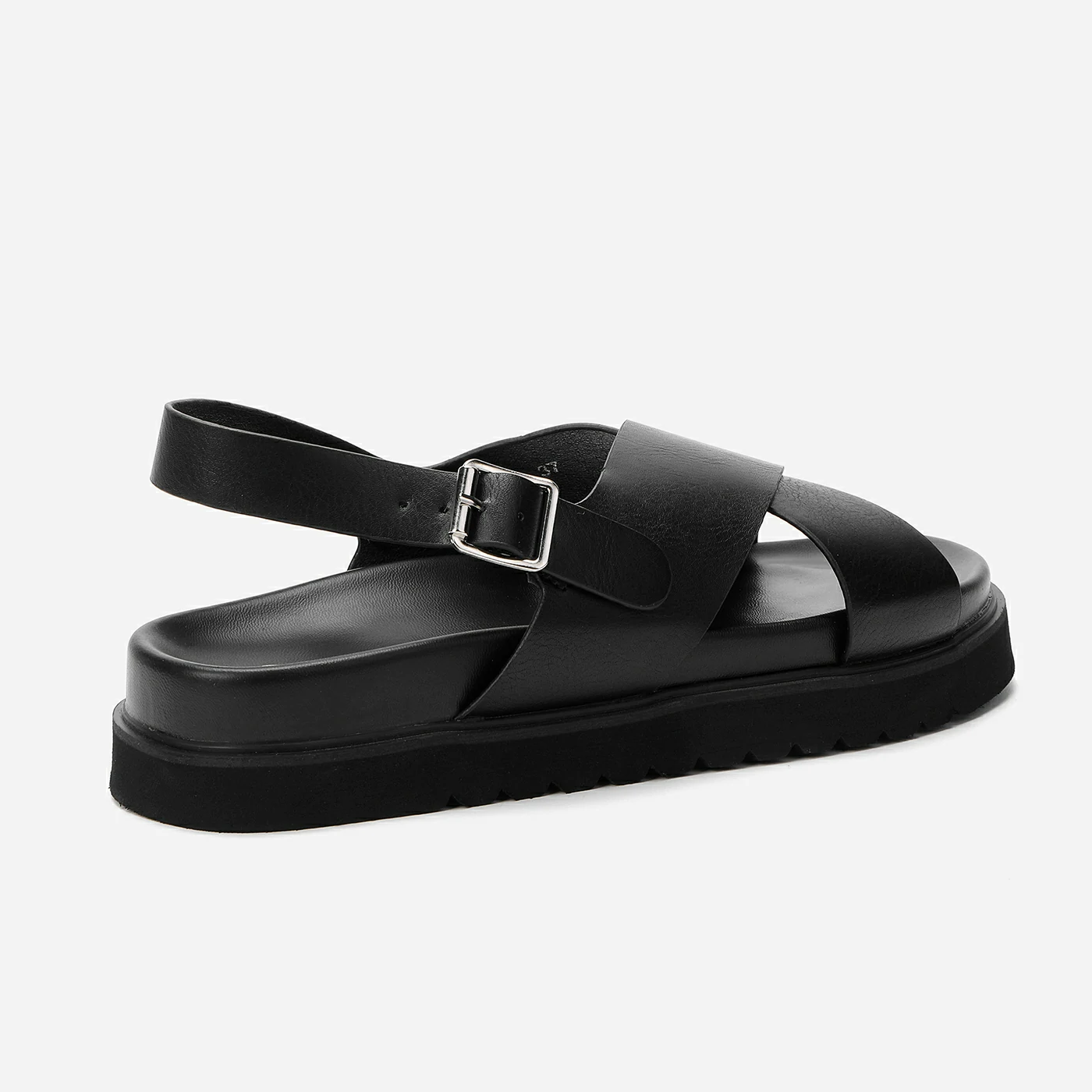 סנדל פלטפורמה שחור 36