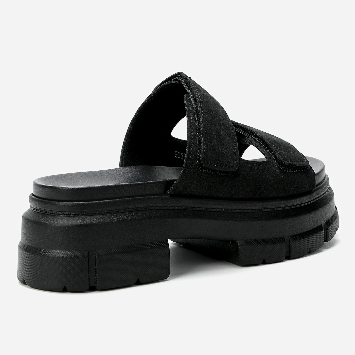 כפכף פלטפורמה שחור 37